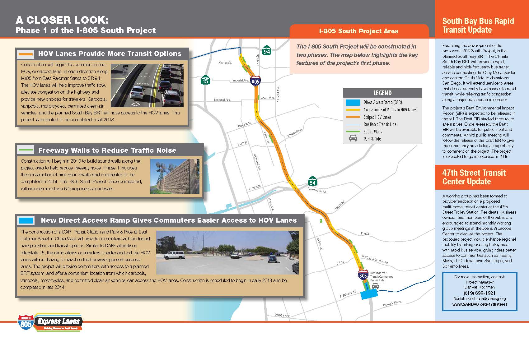 What Is Happening In The 805 Freeway Construction South Bay Kali